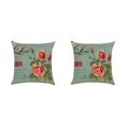 thumbnail image 2 of Maytalsory Easy To Change Flowers Pillowcase Addition To Home Decor Polyester Decorative Pillow Cushion Covers Soft Durable kztym001-2 2Set, 2 of 6