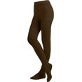 thumbnail image 1 of ORUYROP Women's Solid Colored Opaque Microfiber Footed Tights, 1 of 7
