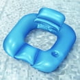 thumbnail image 4 of Water Inflatable Lounge Chair, Floating Pool Sofa, Quick Inflation, Durable Pvc Material, for Adults Minors, Beach Vacation, Back Support, Portable Relaxation Gear,YISHFHP,Blue, 4 of 8