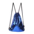 thumbnail image 1 of Decodeary Convenient And Trendy Mermaid Sequin Drawstring Bag ConvenientLightweight Travel sapphire silver, 1 of 6