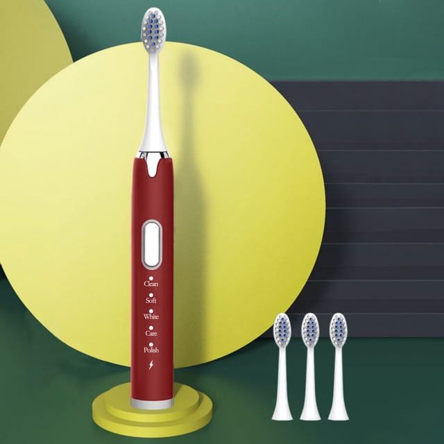 RKSTN Brosse à Dents Électrique Brosse à Dents Électrique Rouge Gadgets de Cuisine