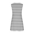 thumbnail image 4 of Ovzne Robes pour Femmes Robe Femme Printemps et Été Vacances Bouton Col en V à Bretelles Robe Haut Robe de Vacances Liquidation, 4 of 5