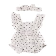 thumbnail image 1 of Barboteuse pour Bébé Fille Nouveau-Né avec Bandeau, 1 of 6