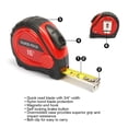 thumbnail image 2 of Swiss Tech 16FT/5M Tape Measure,Self Locking, 2 of 6