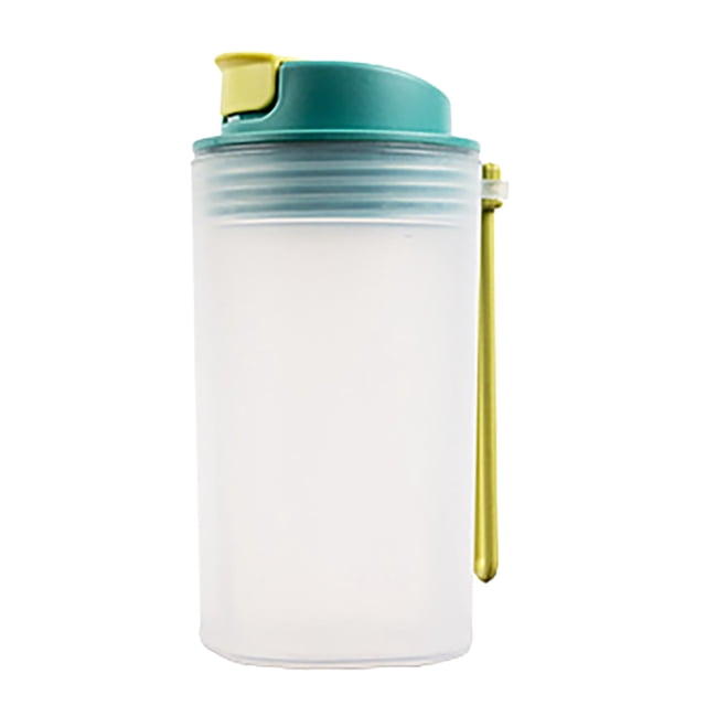 350ML Single Layer Plastic Cup Protein Powder Shaker Cup Milkshake Cup Sports Fitness Water Cup