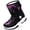 Noir, variante sur Harvest Land Bottes de Neige pour Petites Filles, Bottes d'Hiver Chaudes et Imperméables, Chaussures d'Extérieur Antidérapantes (Tout-Petits/petits Enfants/grands Enfants)