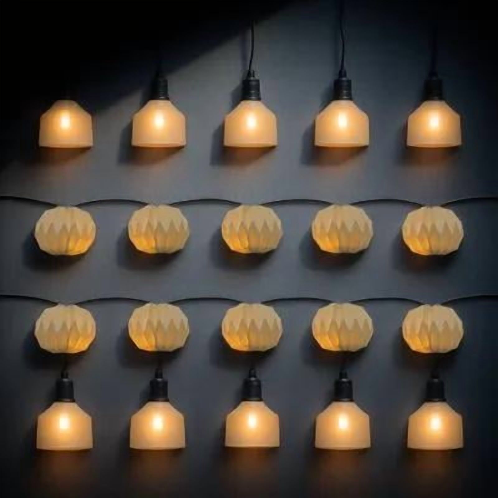 AURARMLET LED Pumpkin String Light Hanging Pendant for Home Party Decorative Lighting