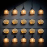 AURARMLET LED Pumpkin String Light Hanging Pendant for Home Party Decorative Lighting