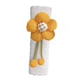 thumbnail image 1 of Seat Belt Cover Soft Seat Belt Protective Cover for Automotive Vehicles Orange Flower, 1 of 1