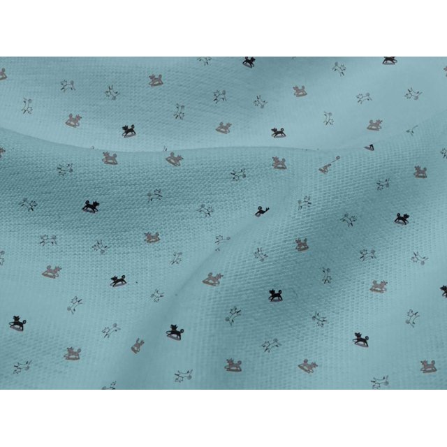 oneOone Viscose Jersey Fabric Dogs Animal Printed Craft Fabric BTY 60 Inch Wide