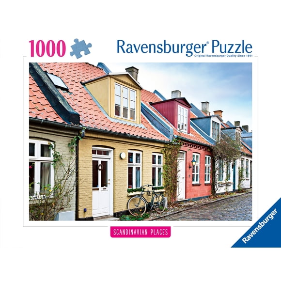 Ravensburger Scandinavian Places - Houses in Aarhus Denmark 1000-Piece Jigsaw Puzzle