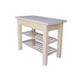 thumbnail image 2 of International Concepts Modern Wood Kitchen Island in Natural, 2 of 9