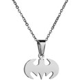 thumbnail image 1 of ORUYROP Femmes Hommes Collier Léger en Acier Inoxydable Chirurgical Bat Man Breloque Batman Collier Insecte, 1 of 6