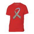 thumbnail image 1 of Autism Awareness Ruban T-Shirt à Manches Courtes pour Homme - Rouge - Petit, 1 of 1