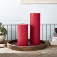 thumbnail image 4 of Root Candles Unscented Timberline Pillar Candle, 3 x 6-Inches, Red, 4 of 4