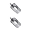 thumbnail image 2 of Youkk Powerful 37GB-3530 12V DC High Electric Gear Box Motor Replacement DIY Silver 333RPM 2Set, 2 of 6