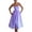 Purple, variant on LOVZFMLL Summer Dresses for Women 2025 Elegant Classy Wedding Guest Dress Spaghetti Strap Swing Flowy Maxi Wrap Sundress White XL