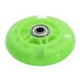 thumbnail image 2 of relayinert Roue de Scooter en Métal PU Portable Universelle 80mm Remplacement Patin en Ligne Roues d'Éclairage Colorées Composant Vert, 2 of 6
