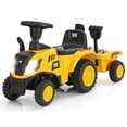 thumbnail image 1 of Costway Kids Ride on Tractor Licensed Caterpillar Foot to Floor Sliding Car with Shovel, 1 of 10