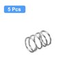thumbnail image 3 of Unique Bargains Compression Spring, 5 Pack 304 Stainless Steel, 8mm OD, 0.8mm Wire, 10mm Length, 3 of 6