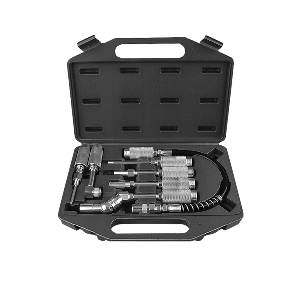 Amdohai 7 PCS Grease Machine Accessory Set Pneumatic Grease Machine Accessory Tool Set with Storage Box