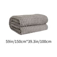 thumbnail image 3 of Jeté de Sofa en Molleton Gris Gris Pâle 150x100 cm Conception Réversible Tissu Convivial pour les Animaux Résistance aux Taches pour Usage Familial #6Xy56, 3 of 6