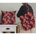 thumbnail image 5 of Soimoi Velvet Fabric Triangle & Pine Fruits Print Sewing Fabric Yard 58 Inch Wide, 5 of 5