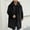Black, variant on Frostluinai Oversized Hooded Winter Coats Men Warm Shaggy Faux Fur Jackets Fluffy Open Front Overcoats Fuzzy Long Sherpa Outwear with Pocket
