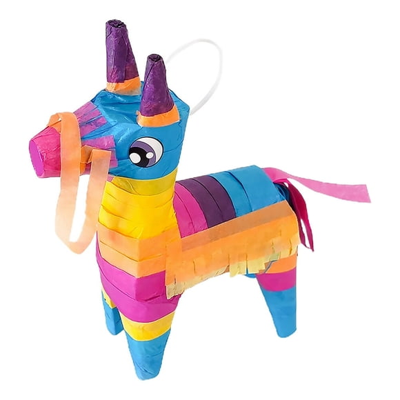 LEEYNEER Pinata Donkey Mexicanpinatas Rainbow Party Mayo De Cinco Decoration Mini Children Fiesta Birthday Paperplaything Horse