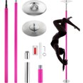 thumbnail image 1 of VEVOR Professional Dancing Pole, Spinning Static Dancing Pole Kit, Portable Removable Pole, 40mm Heavy-Duty Stainless Steel Pole, 1 of 9