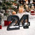 thumbnail image 3 of 3D Layered Wooden December 25 Number Scene Tabletop Ornament For Home Holiday, 3 of 6