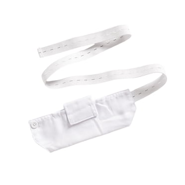 Belt holder for peritoneal dialysis catheter, peritoneal dialysis catheter belt White
