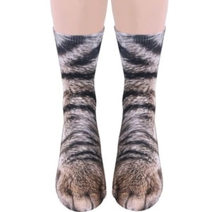 3D Nouveauté Animal Animal Imprimé Femmes Chaussettes Humor Aldult Stocking Pour Homme Chauses Sports Chausse Rose