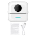 thumbnail image 4 of Portable Mini Pocket Printer Wireless Bluetooth Thermal Printer Photo Annotation Error Memo Thermal Printer Easy to Operate White, 4 of 8