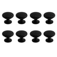 thumbnail image 1 of Era Simple Paquet de 8 Bouton noir mat, 1 of 6