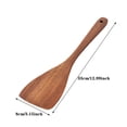 thumbnail image 4 of Cooking Utensils Wooden Shovel Spoon Non Stick Long Rice Spatula Kitchen Cooking Tool Set Hand Stir Fry, 4 of 7
