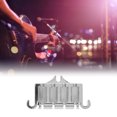 thumbnail image 4 of 4 String Bridges Replacement, Easy To Install Metal Standard Size Smooth Exterior Bass Bridge  for Electric Guitar and Bass Silver, 4 of 7