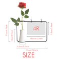 thumbnail image 2 of Merry mas Snowman Festival Pattern Artificial Rose Flower Hanging Vases Decoration Bottle, 2 of 3