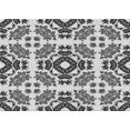 thumbnail image 1 of Ahgly Company Machine Washable Indoor Rectangle Transitional Black Area Rugs, 3' x 5', 1 of 7