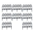 thumbnail image 4 of Garden Fence Ornament Landscape Edging Flower Edging Panels Animal Barrier Fence 8pcs, 4 of 9