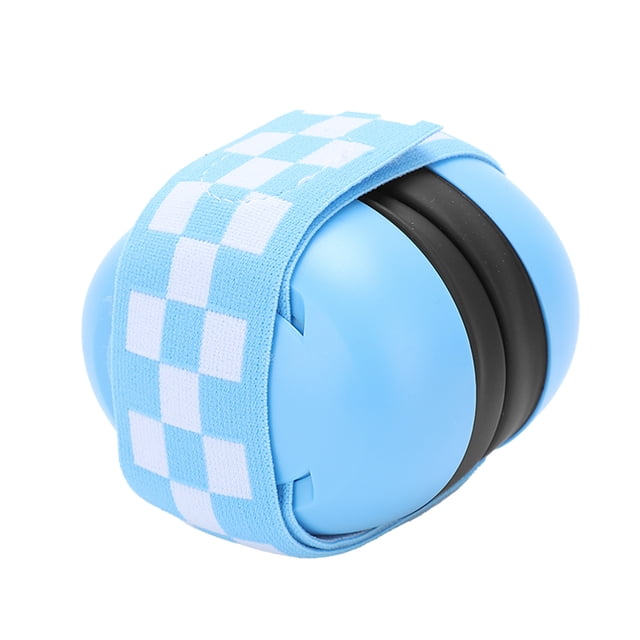 Protection Auditive, Cache-Oreilles pour Bébé Q Confortable Bande Élastique Ajustable Bleu Facile à Nettoyer pour Nourrissons Protection de l'Écoute