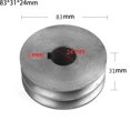 thumbnail image 1 of V-Belt pulley A Type Double Slot Pulley Motor Cast Iron Dia Power Tool Accessory, 1 of 7