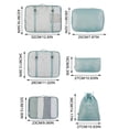 thumbnail image 2 of EGNMCR Organisateurs et Rangement de Garde-Robe, Organisation et Rangement, Bacs de Rangement, Contenants de Rangement Sac de Voyage Ensemble de 6 Pcs Sac de Rangement Multifonctionnel Ensemble de 6 Pcs un Rangement, 2 of 5