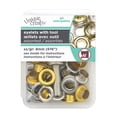 thumbnail image 1 of UNIQUE Creativ 8 mm (0.31 in) Eyelets with Setting Tool - or & argent Assortment, 1 of 4