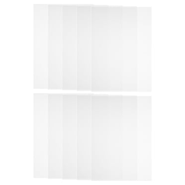 GARVALON 10pcs Thin Plastic Sheet Transparent for DIY Projects and Homeowners