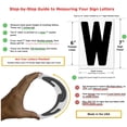 thumbnail image 2 of Sign Letter Depot, Changeable Outdoor Sign Lettersâ€“ Flexible Marquee Changeable Letter Signs, Condensed Helvetica Font, 279 pc set 6" Letter, 7" Panel, 2 of 7