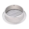 thumbnail image 4 of Lisbinx 201 Stainless Steel Kitchen Range Hood Exhaust Cover - Round Vent Cap, Rainwater & Insect Protection, Easy Install for Standard Hood Outlets (1-Pack), 4 of 5