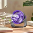 thumbnail image 5 of Chmadoxn Fan, Ceiling Fan, Desk Fan, Portable Fan Multi Functional High Wind Household Fan With Air Circulation Desktop Small Light Sound Desktop Lighting Fan air circulation fan, 5 of 5