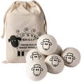 thumbnail image 1 of Mistaha Dryer Balls Laundry Reusable, XL Wool Dryer Balls Cute, Fabric Softener Ball, Extra Large, 1 of 8