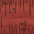 thumbnail image 1 of Ahgly Company Indoor Square Abstract Red Abstract Area Rugs, 8' Square, 1 of 6